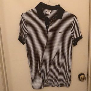Lacoste striped polo Size 4-Medium